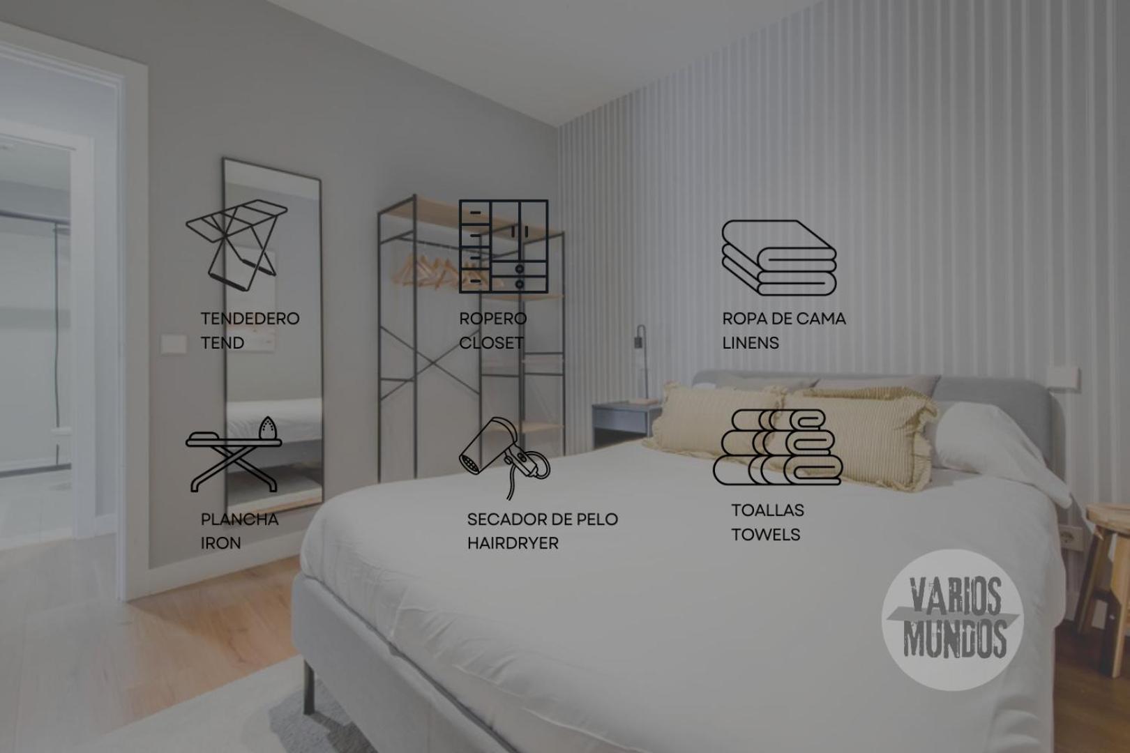 Modern Apt & Cool Interior Design A 20 Metros Del Retiro E1 Madrid Eksteriør billede